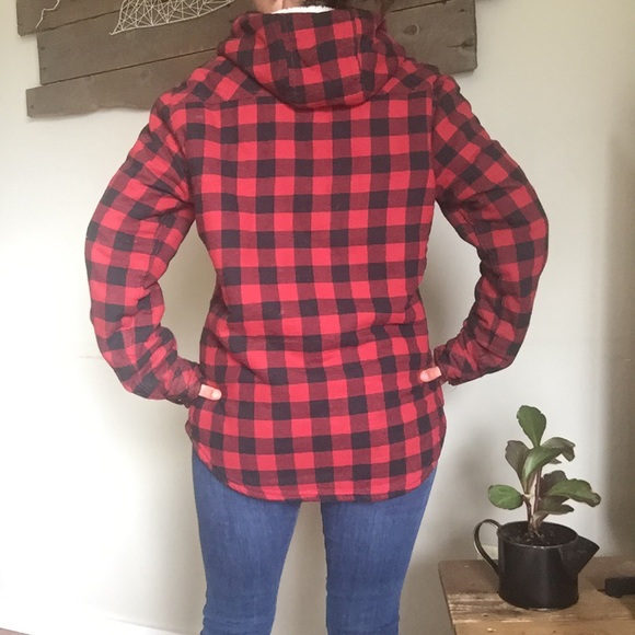 Boston Traders Red and Black Plaid Jacket - Picture 2 of 7